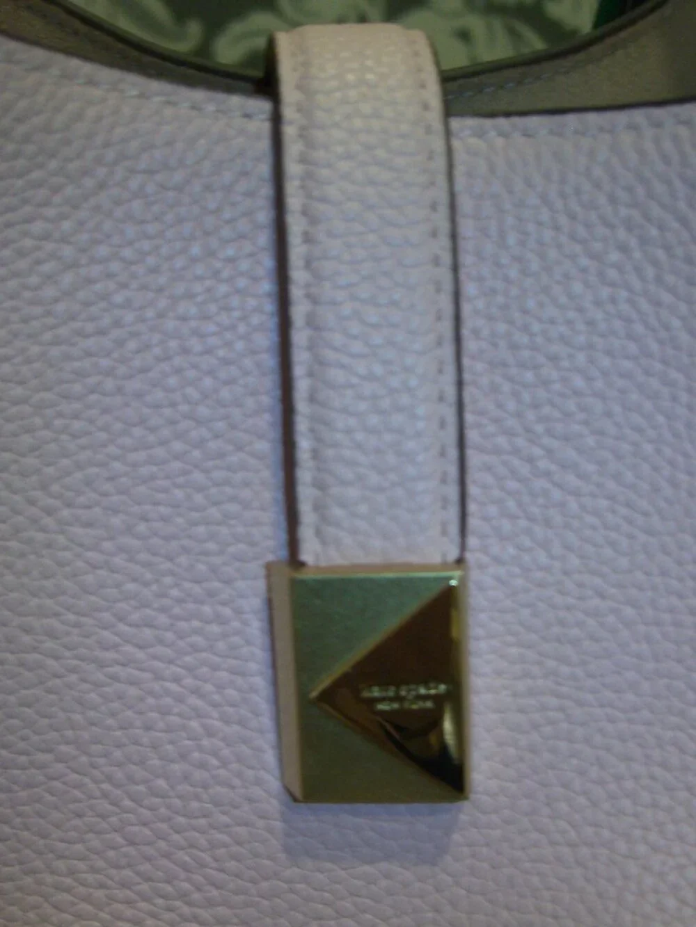 NWT KATE SPADE NEW YORK PINK DECO PEBBLED LEATHER SMALL CROSSBODY TOTE HANDBAG